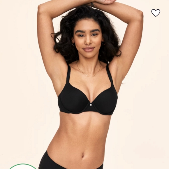 Adore Me Black Bra and Panty Set 36c, 34d - Picture 2 of 4